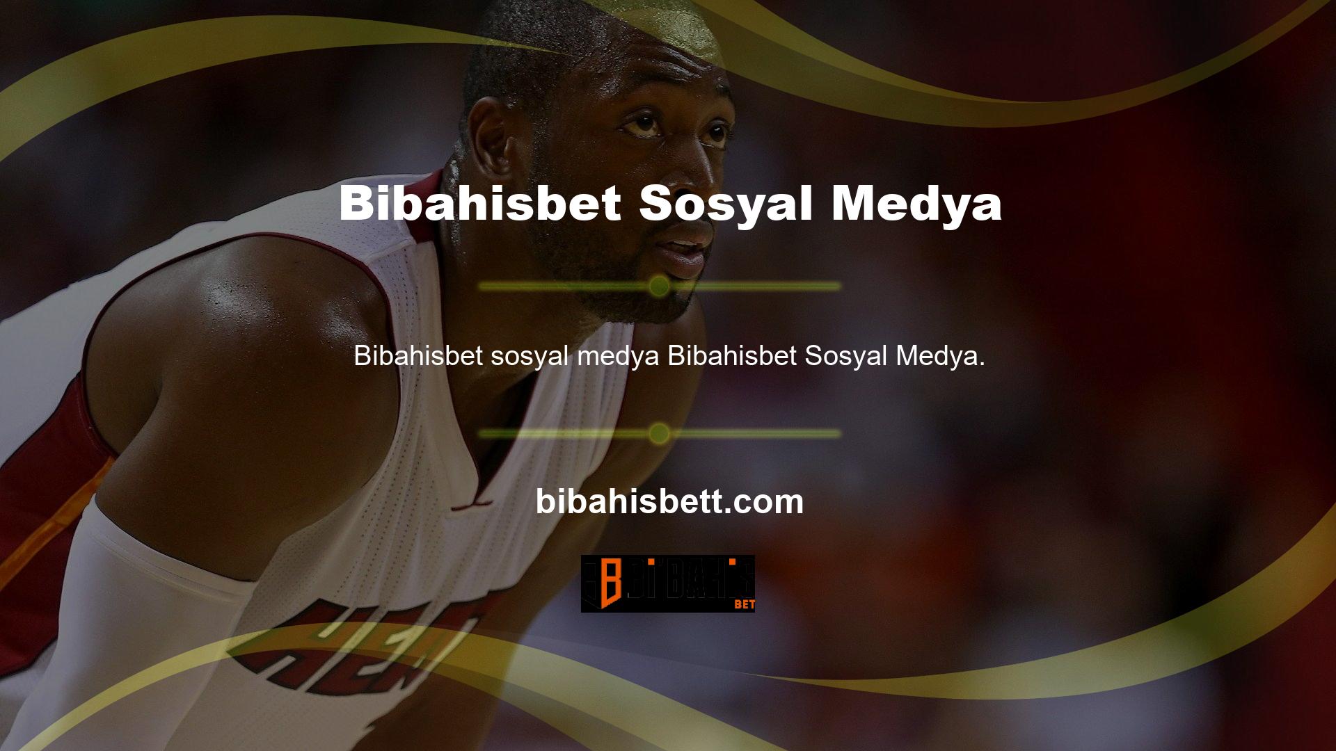 Bibahisbet Sosyal Medya birçok sosyal medya hesabı kullanıyor